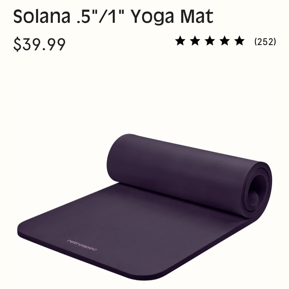 Retrospec Solana Yoga Mat
